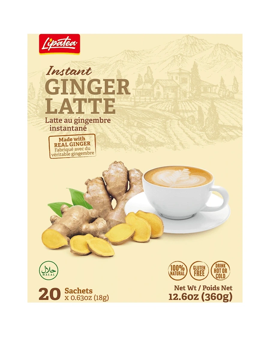 Lipa Honey Ginger Latte (360gm x 24)