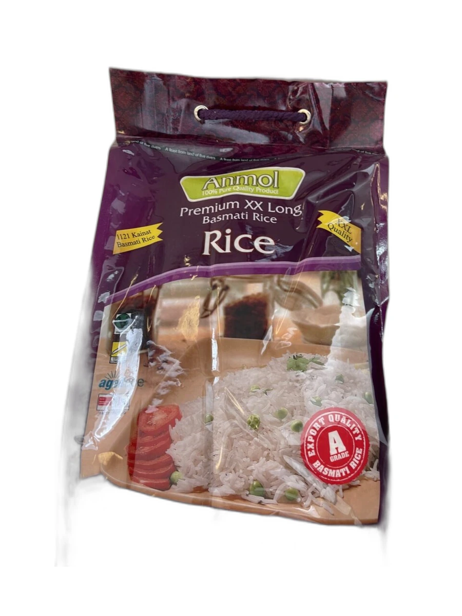 Anmol Premium Rice Xx Long Basmati Rice(4x10lb)